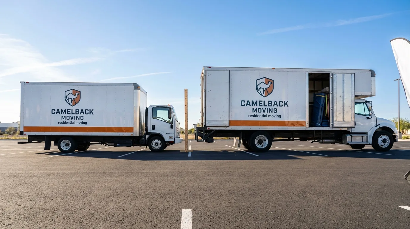 Moving truck size capacity guide in Hope Mills